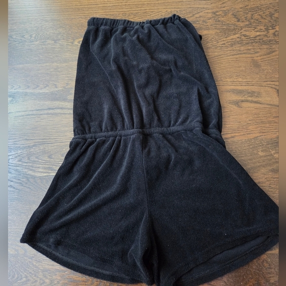 USPA Black Towel Romper Sz.L - Picture 3 of 7